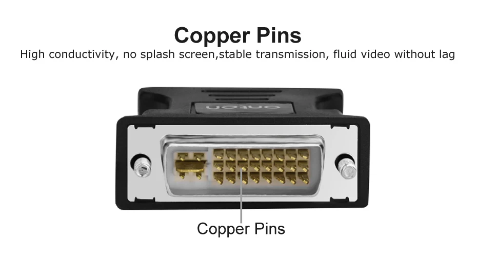 5 упаковок с DVI на VGA кабель конвертер DVI VGA адаптер DVI-I 24+ 5 Pin к VGA 1080P видео конвертер для HDTV ноутбука для компьютера и проектора