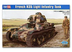 HobbyBoss Model 83806 1/35 French R35 Light Infantry Tank for sale online