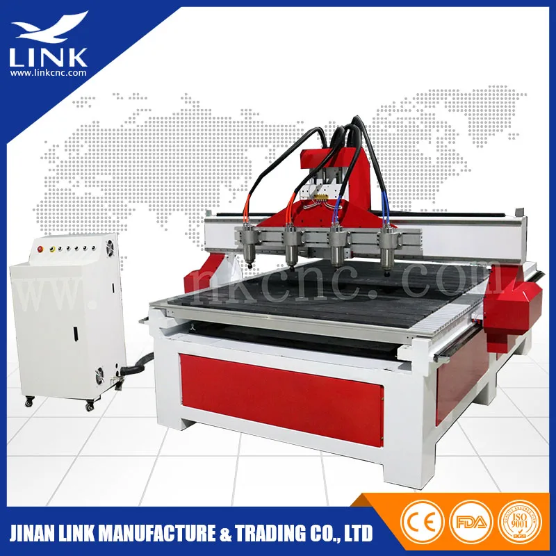 Multi head 4 axis CNC router wood / cnc wood router price in pakistan