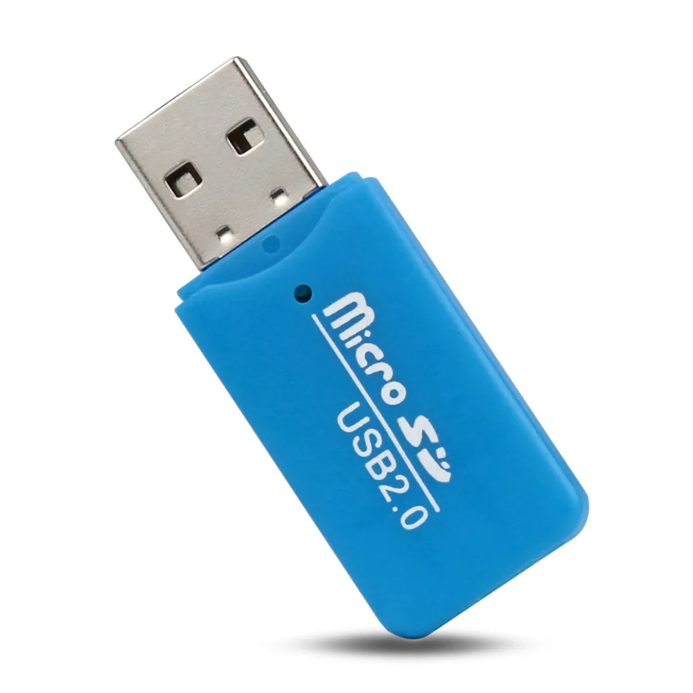 Высокая Скорость Mini USB 2.0 Micro SD TF T-Flash чтения карт памяти адаптера Au24 челнока