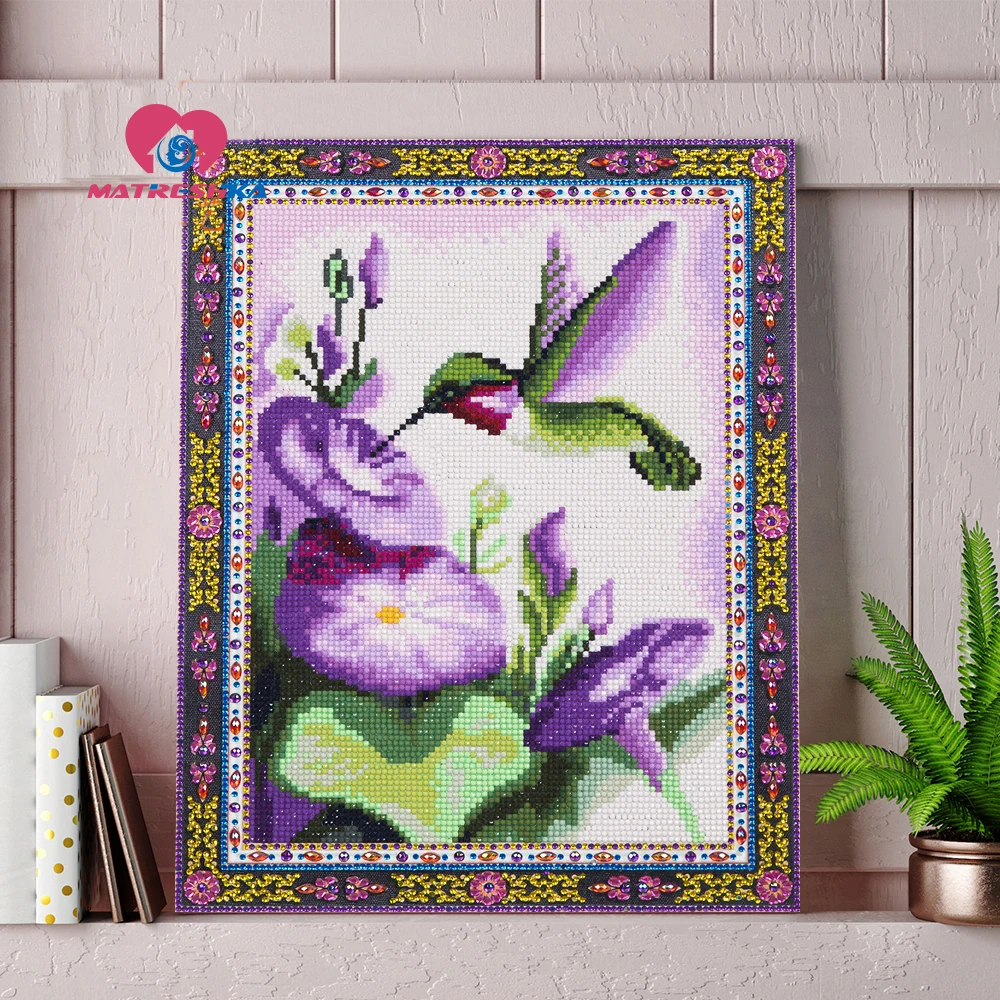 

DIY Special Diamond Painting accessories Bird flower Needlework 5d Full display Drill Diamond Embroidery Mosaic kits Home decor