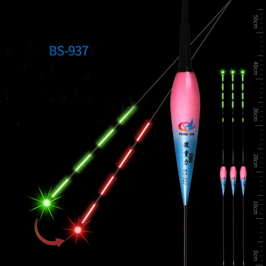Умный поплавок для рыбалки, ночной Световой поплавок, светодиодный светильник, автоматически напоминающий набор поплавков для рыбалки, буй, поплавок, рыболовный светильник
