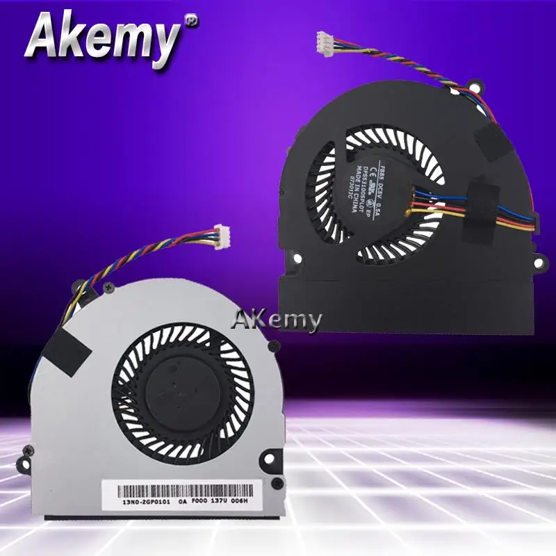 Akemy Процессор охлаждающий вентилятор для ASUS U41 U41J U41JF U41E U41SV ноутбук cpu охлаждающий вентилятор cooler KSB06105HB DFS531005PL0T FB85 FA79 4 контакта