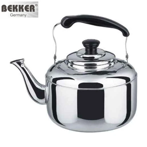 Чайник Bekker BK-S485 (2 л, нержавеющая сталь, серебристый, со свистком)
