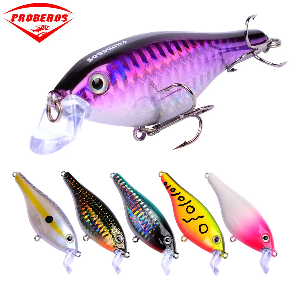 1 шт. пластиковые рыболовные приманки с рисунком 3 &quot 8 4 см/11 09 г 0 унций VIB Bassbait 6