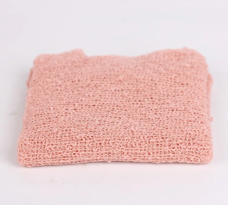 Soft Newborn Baby Swaddle Wrap Muslin Newborns Photography Props Baby Blanket Solid Boy Girl Infant Sleeping Swaddle 0-2 Months (10)