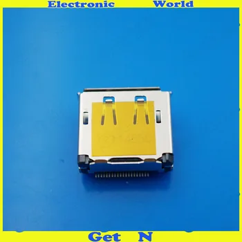 

Gold Plated HDMI Female Socket Connector A Type with PCB Board 19PIN