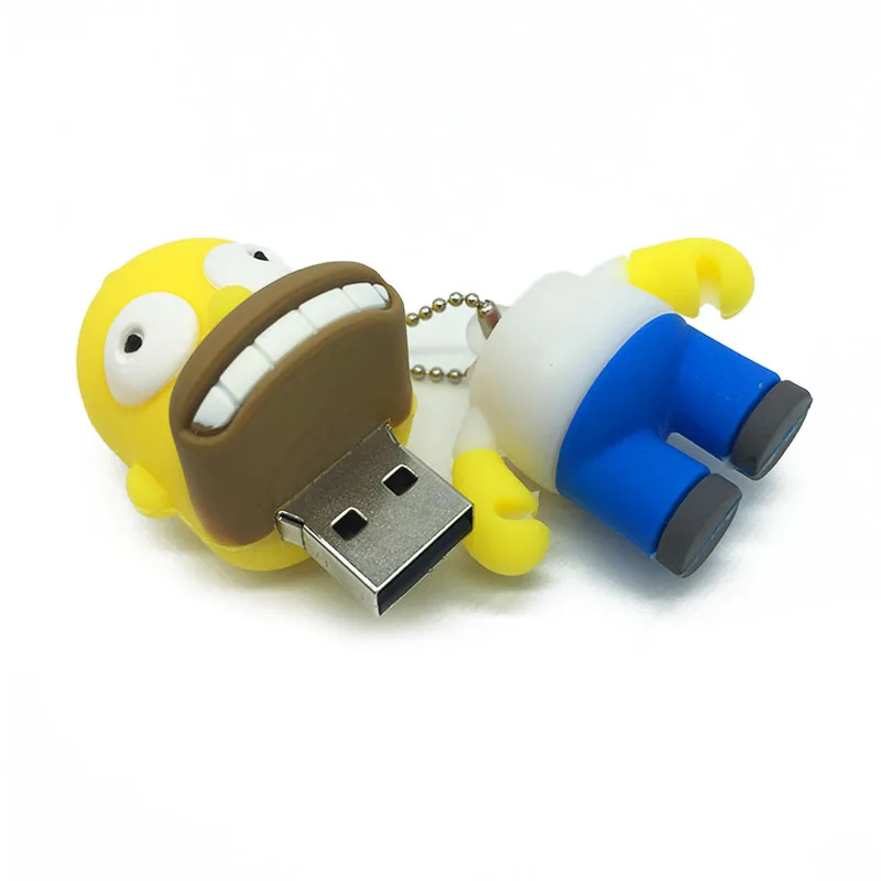 Usb флеш-накопитель memoryusb 3,0 16 ГБ 4 ГБ 8 ГБ 16 ГБ 32 ГБ 64 Гб Память usb мультфильм Симпсоны флешки 64 Гб флешка на заказ