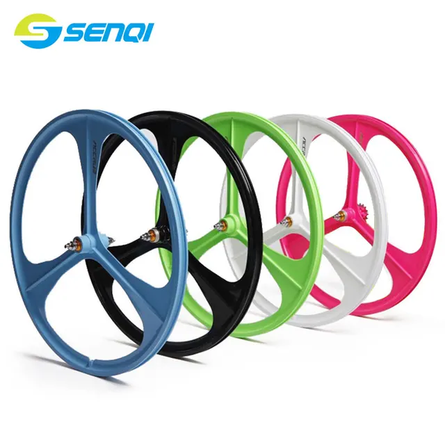 Cheap 700C Magnesium Alloy Bicycle Rim Bearing Chromium Molybdenum Steel Shaft Core Fixed Gear Road Bike Rim BZO003