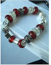 Más nuevo Delta Sigma Theta Sorority pulsera del grano de la joyería del brazalete DST joyas pulsera