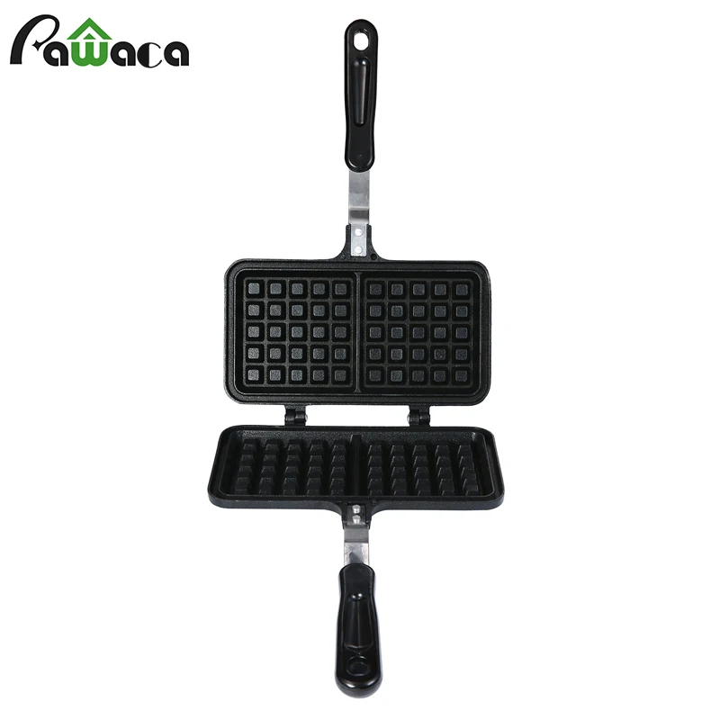 

Non-Stick Waffle Mold Cake Mold Waffles Pan DIY Muffins Cookie Mould Bakeware Stove Waffle Maker Machine Iron Bakeware Tools