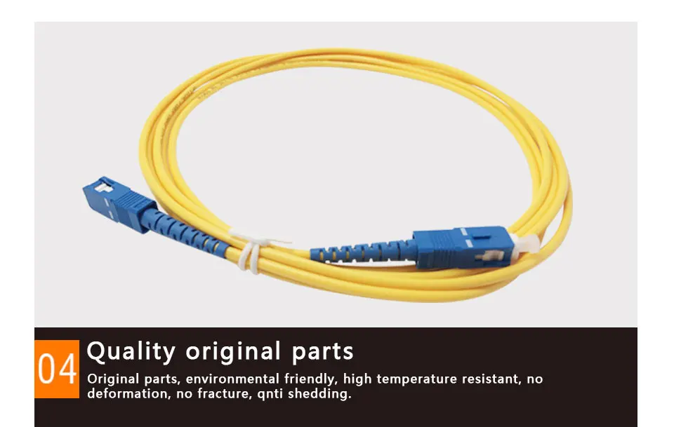 10 шт./пакет SC-SC волоконно-оптический соединительный кабель оптического волокна SM SX 3 мм 3 м 9/125um 3 м SC/UPC Волоконно-оптический патч-корд