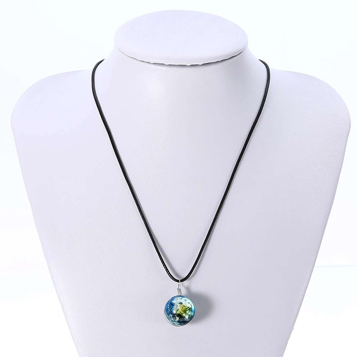 10Style Unisex Dreamy Glass Ball Necklace Shellhard Nebula Space Star Universe Galaxy Pattern Pendant Necklace Femme Jewelry