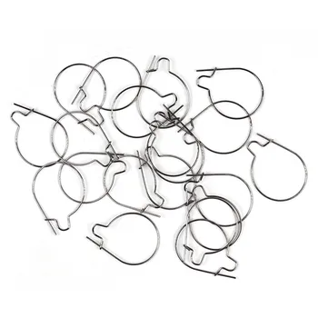 

50PCS S / M / L Blunt Tip Carp Fishing Maggots Clip For Bait Ring Rigs Hook