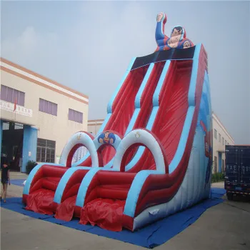 

attractive cartoon inflatable slide bouncer trampoline YLW-187
