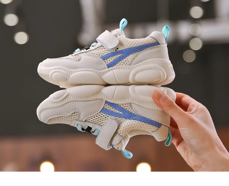 MXHY весна и осень новые модные сетчатые дышащие Спортивные кроссовки Корейская версия повседневная обувь детская обувь