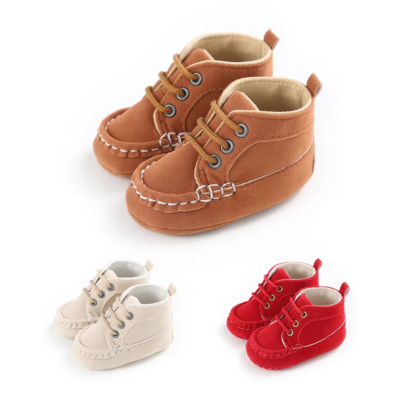 Lace Up Handsome Baby Boys Shoes Prewalkers Sports Newborn Boys Toddler