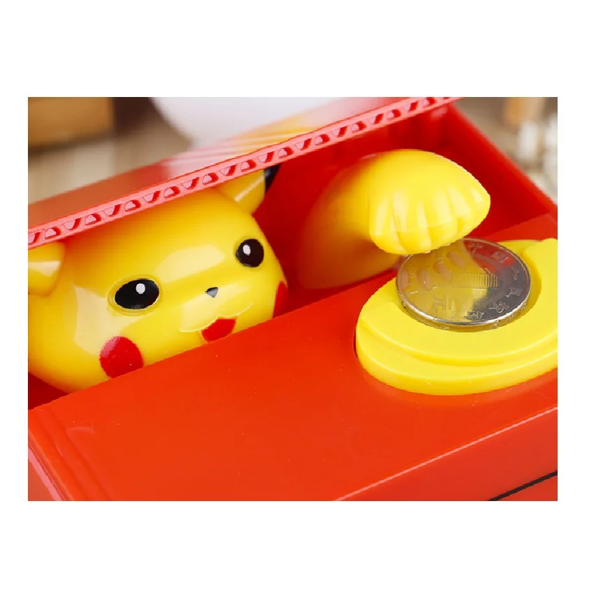 Совершенно новый Электронный пластиковый Копилка Pokemon для кражи монет сейф денег