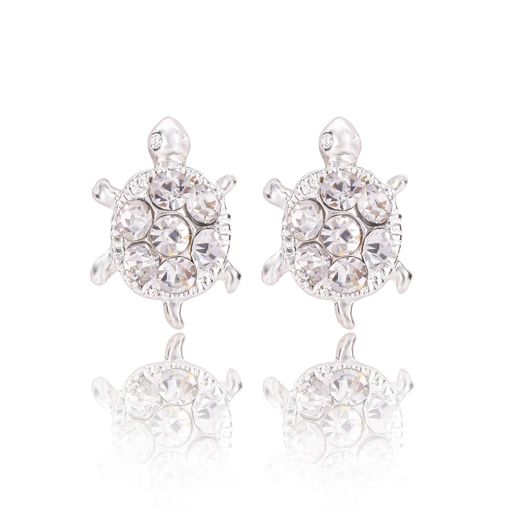 2017 New Arrival Fashion Statement Jewelry Turtle Shape Cubic 2017 New Arrival Fashion Statement Jewelry Turtle Shape Cubic Zirconia Crystal Earrings For Women E0179