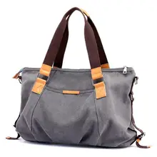 Большая вместительная Женская Холщовая Сумка, одноцветная повседневная женская сумка, брендовая дизайнерская женская сумка, Большая вместительная Женская дорожная сумка