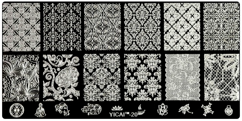 

Beauty Lace Image Printing Polish Designs Gel Manicure Stencils Nail Decor Nail Art Image Stamp Stamping Plates Stencil RESE899