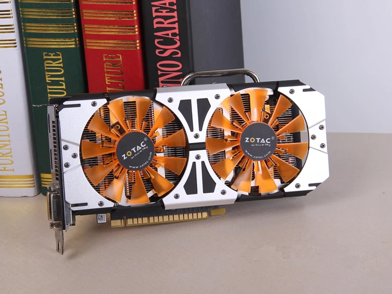 ZOTAC Графика карты GPU GTX750Ti-2G D5 Thunderbolt HA 128Bit GDDR5 видео карта nVIDIA GeForce GTX750 Ti 750Ti 2G