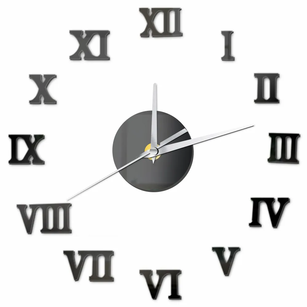 Black Roman Numerals Creative Antique DIY Self Adhesive ...