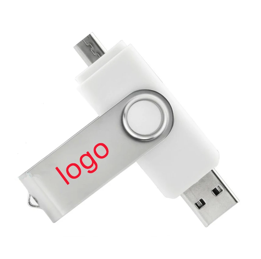 

(Custom LOGO) Phone otg usb flash drive 4gb 8gb 16g 32gb Flash Disk OTG Usb Memory Stick personalized Pendrive Free shipping