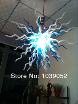 

Mini Blue and White Hot Sale Hand Blown Art Glass Chandelier
