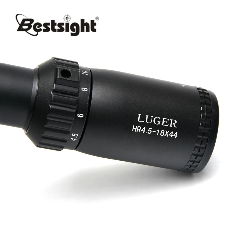 LUGER HR 4,5-18X44 Тактический Rilflescope длинный глаз рельеф прицел оптический прицел охотничьи прицелы для страйкбола воздушные пистолеты Caza