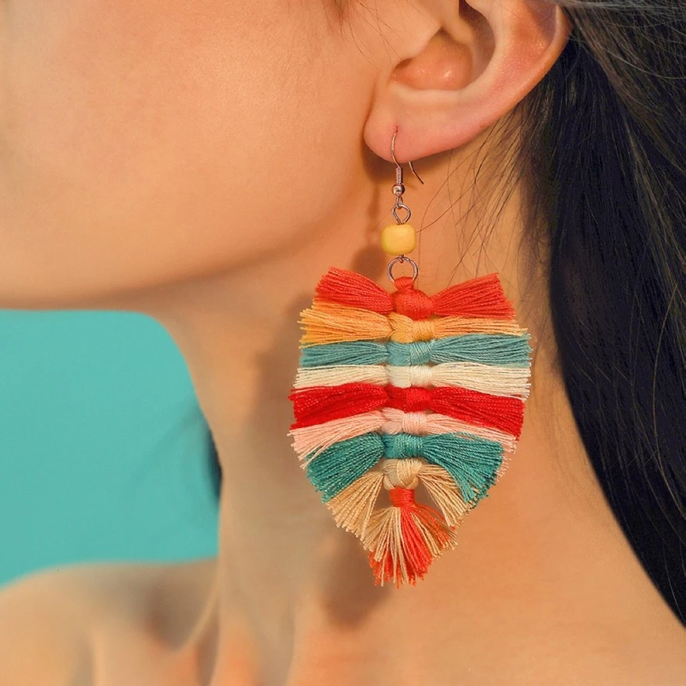

YD&YDBZ New Tassel Earrings For Women Dangle Long Earring Jewelry 7 Colors Bohemia Style Fashion Drop Earrings Wholesale Jewelry