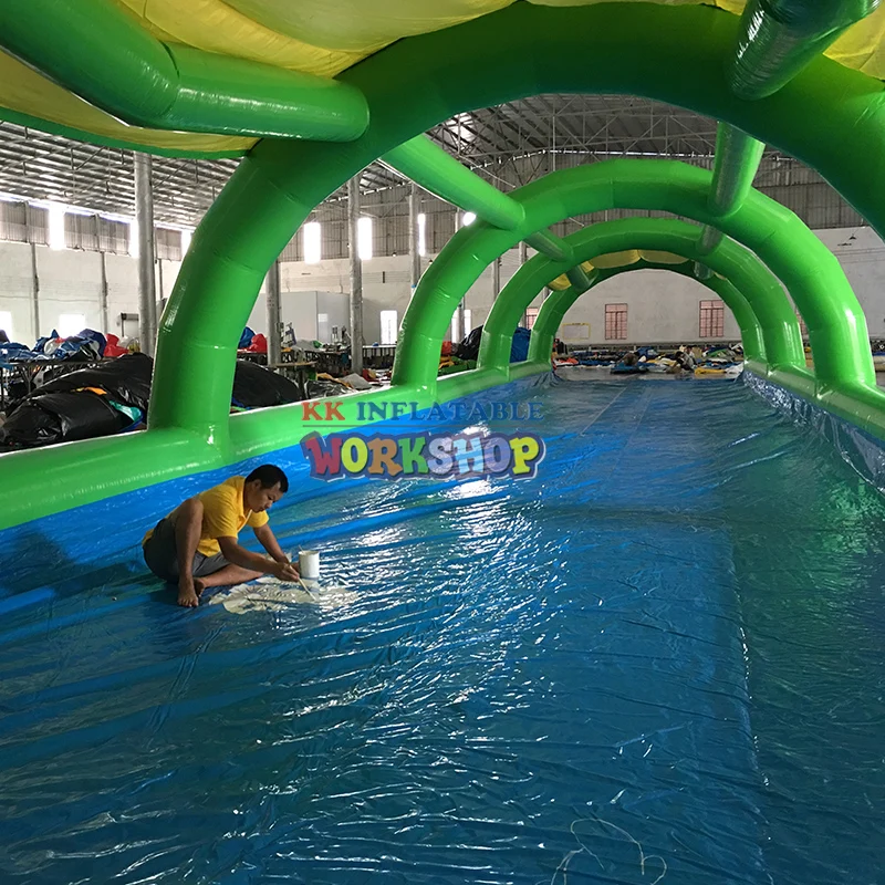 Water park inflatable taxiway