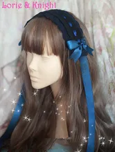 Harajuku japonesa Hecha A Mano Anime Maid Cosplay Muchacha de La Princesa Dulce Lolita Pelo Tocado de Banda
