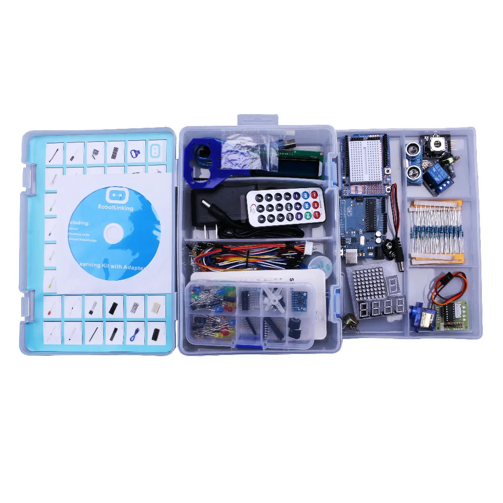 Billig Verbesserte Advanced Version Starter Kit lernen Suite Kit LCD 1602 für arduino diy kit