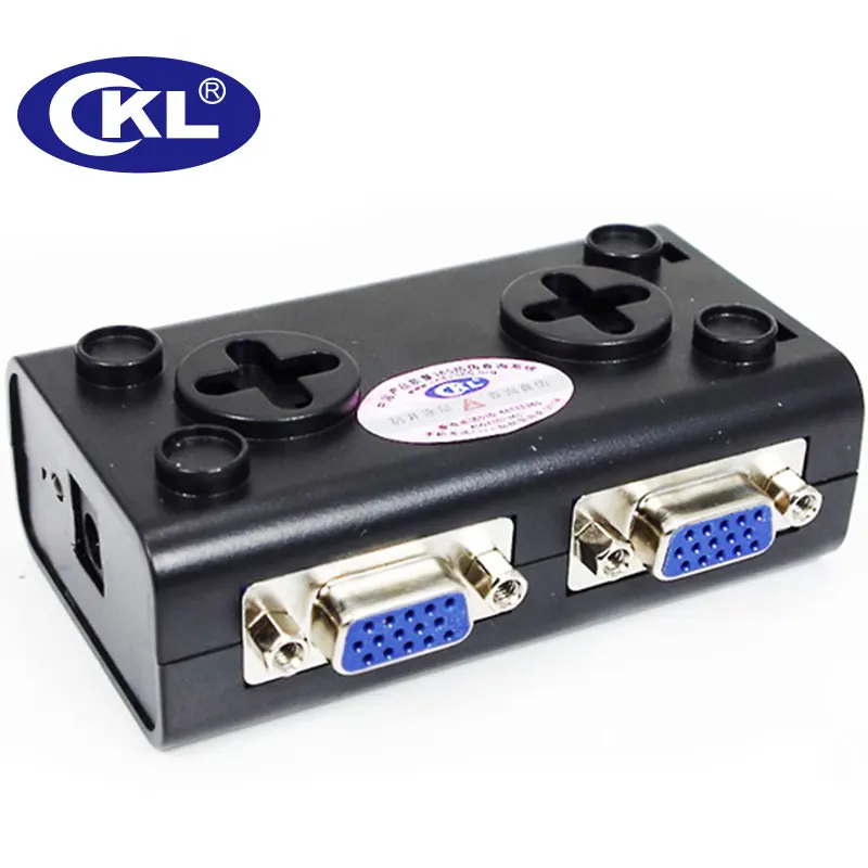 CKL 2 или 4 порта черный сплиттер VGA Дубликатор поддержка DDC DDC2 DDC2B питание от USB