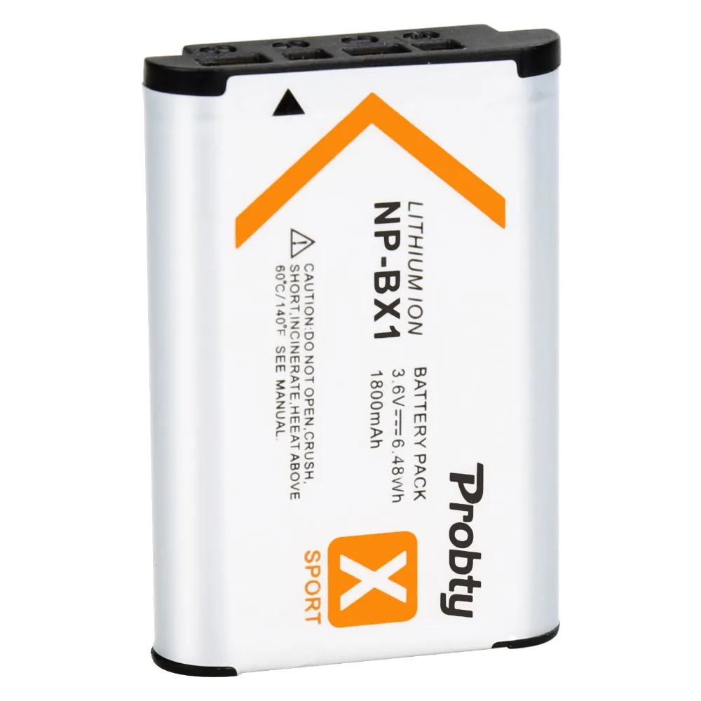 Фото Для SONY NP-BX1 npbx1 np bx1 Аккумулятор для Sony FDR-X3000R RX100 M7 M6 AS300 HX400 HX60 WX350 AS300V ZV-1 №3