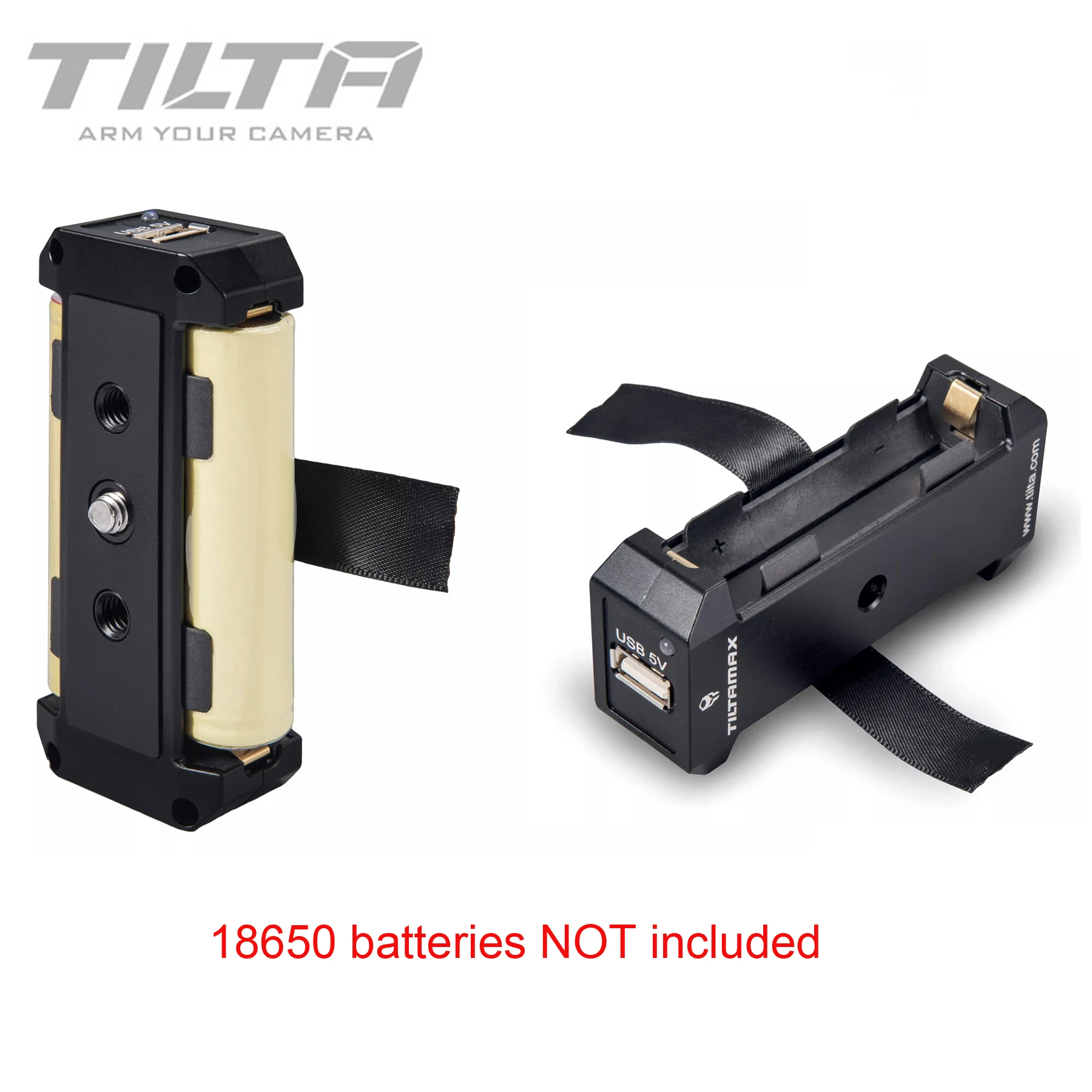Блок питания Tilta WLC-T04-BP-18650 18650 с USB 5 В и выходной мощностью 8 постоянного тока для
