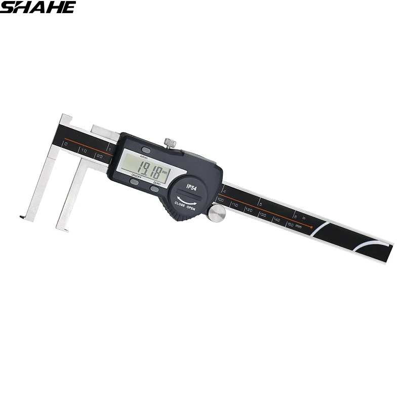 

shahe 8-150 mm digital vernier caliper inside groove digital caliper with knife edge calipers paquimetro digital