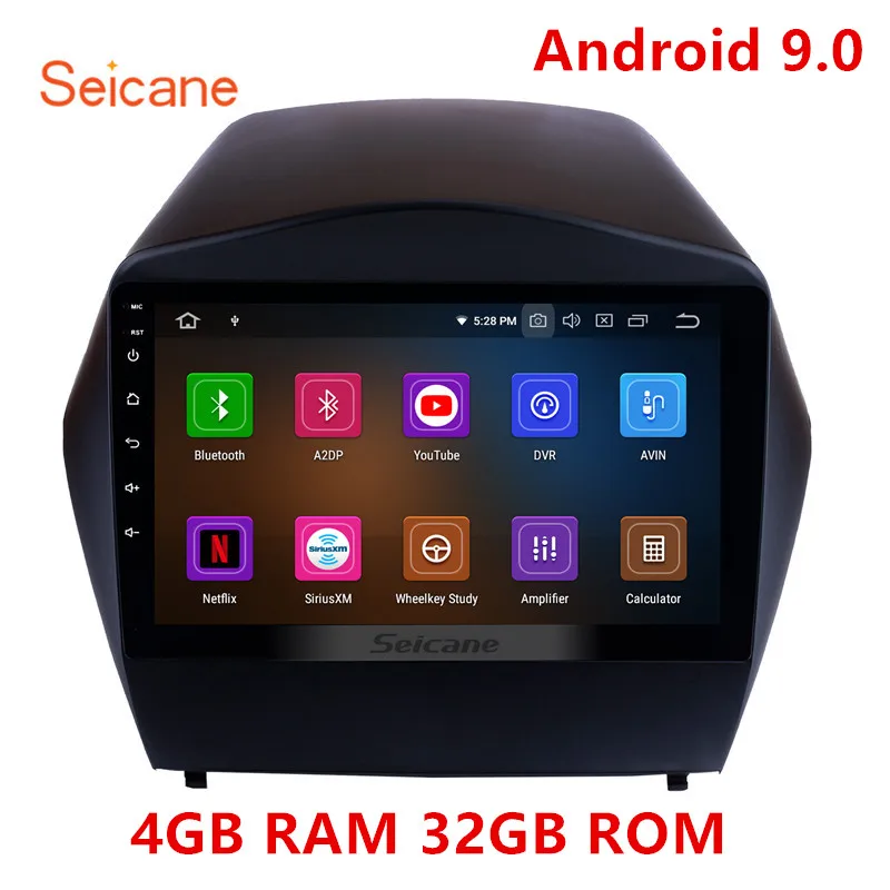 Seicane 4G+ 32G Octa 8 ядерный android 9,0 автомобильный мультимедийный плеер для HYUNDAI IX35 2010 2011 2012 2013- автомобильный Радио gps навигация