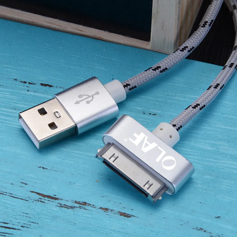 OLAF для iphone 4 USB кабель зарядки 30 pin плетеный нейлоновый премиум синхронизации