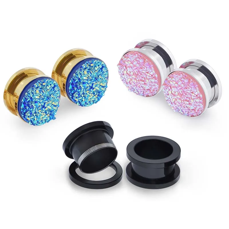 Buy 3pair Flesh Ear Gauges 8 16mm Ear Tunnels Plugs