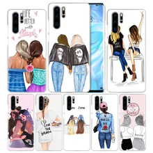 Модный чехол Best Friend Girl Для huawei P20 P Smart Z Plus Nova 5 5i P30 P10 P9 P8 mate 10 20 lite Pro жесткий чехол для телефона Caso