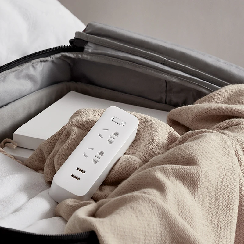 Переходник Xiaomi Mijia с 2 USB портами для быстрой зарядки|Вилки розеткой| |