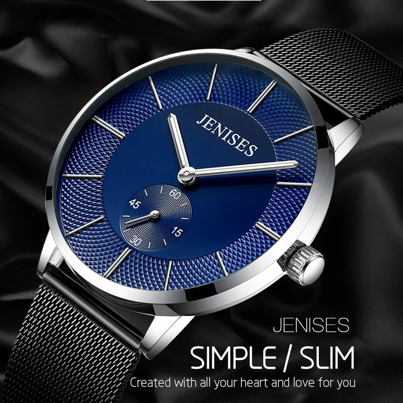 

Relogio Masculino 2019 Mens Watches Brand Luxury Ultra-thin Wrist Watch Men's Fashion Casual Dress Watch Business Quartz Watch