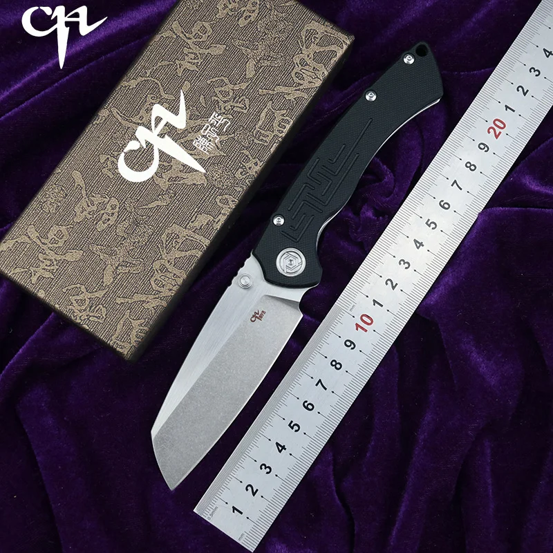 

CH New toucans folding knife D2 blade ball bearing washer G10 handle outdoor camping hunting pocket knife EDC tools