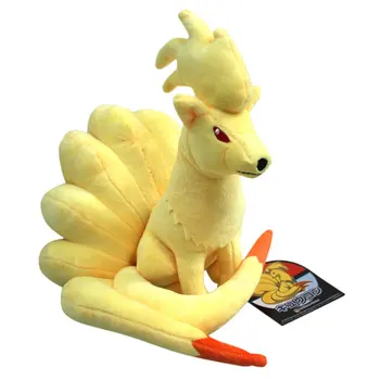 

10'' 25cm New Ninetales Soft Stuffed Plush Toys Doll Gift For Children