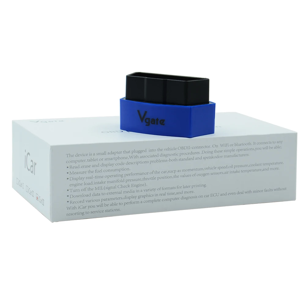 A++ качество Vgate iCar3 ELM327 Bluetooth/wifi интерфейс для IOS/Android Vgate Icar 3 wifi ELM 327 OBD2 автомобильный диагностический сканер