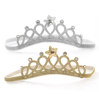 

2019 New Baby Girls Cute Crown Hair Band Children Hair Accessories Infant Kids Newly Fashion Headband