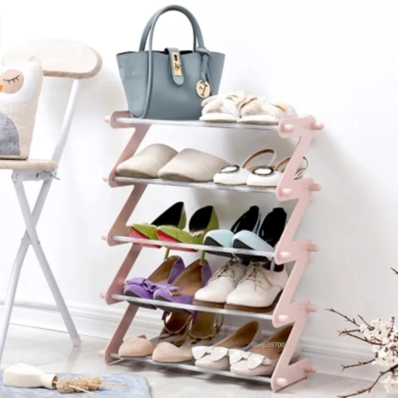 

New multi-functional plastic shoe rack multi-layer shoe rack simple assembly rack storage storage rack keeps neat