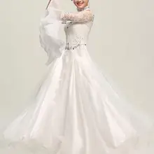 Бальное платье Венский стандартный бальный Танго Костюм размера плюс кружево Белый Черный Розовый Красный